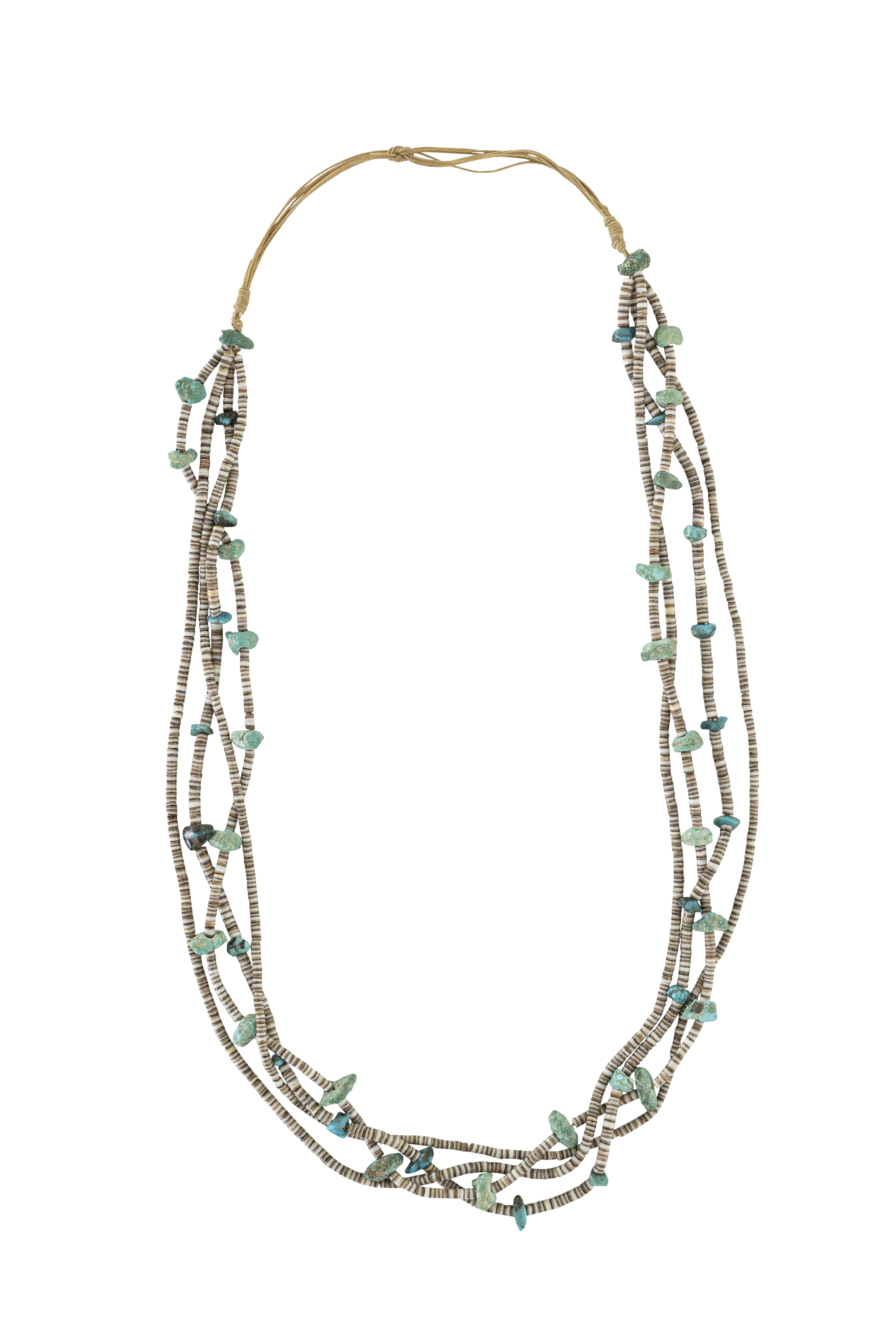 Necklace, Natural Stone, Turquoise, Vintage,1701