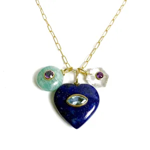 Ocean Pallet Natural Stone Necklace