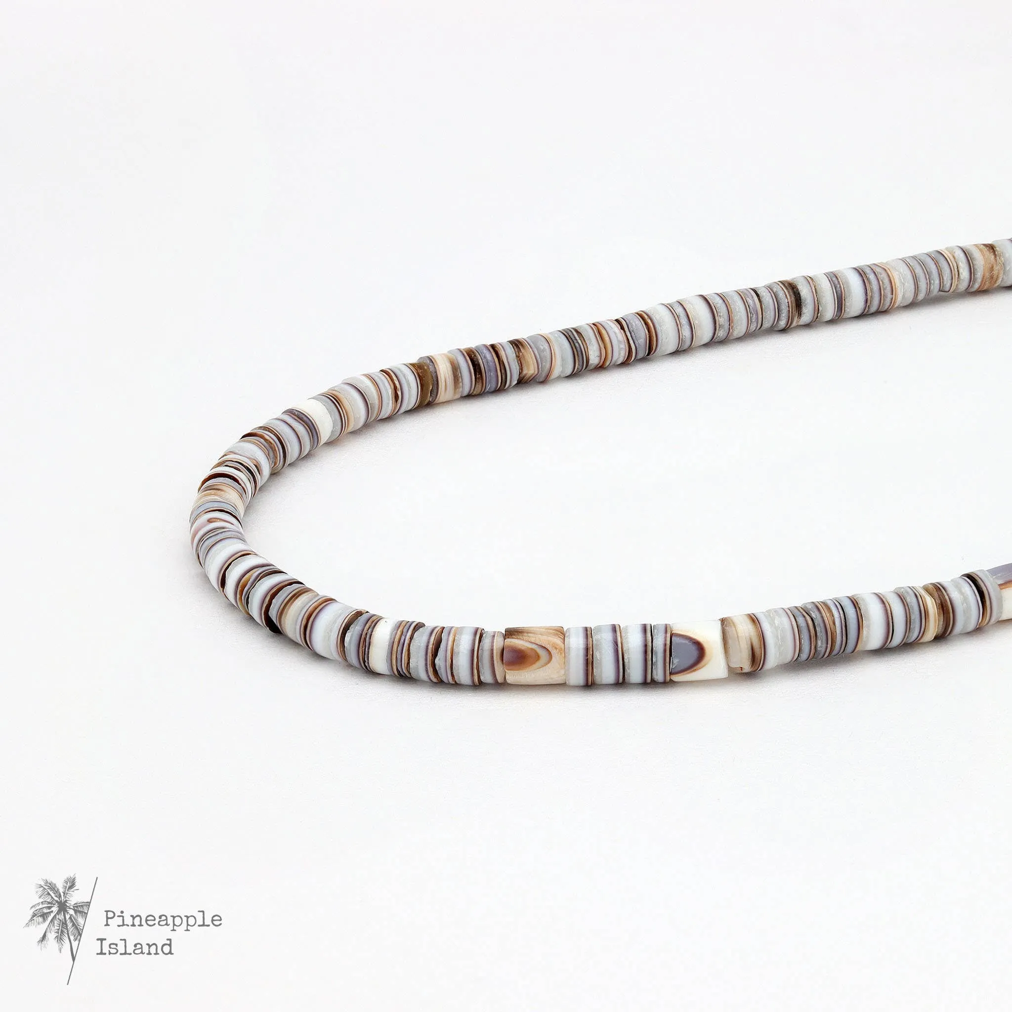 Pakui Natural Bead Necklace, by Pineapple Island