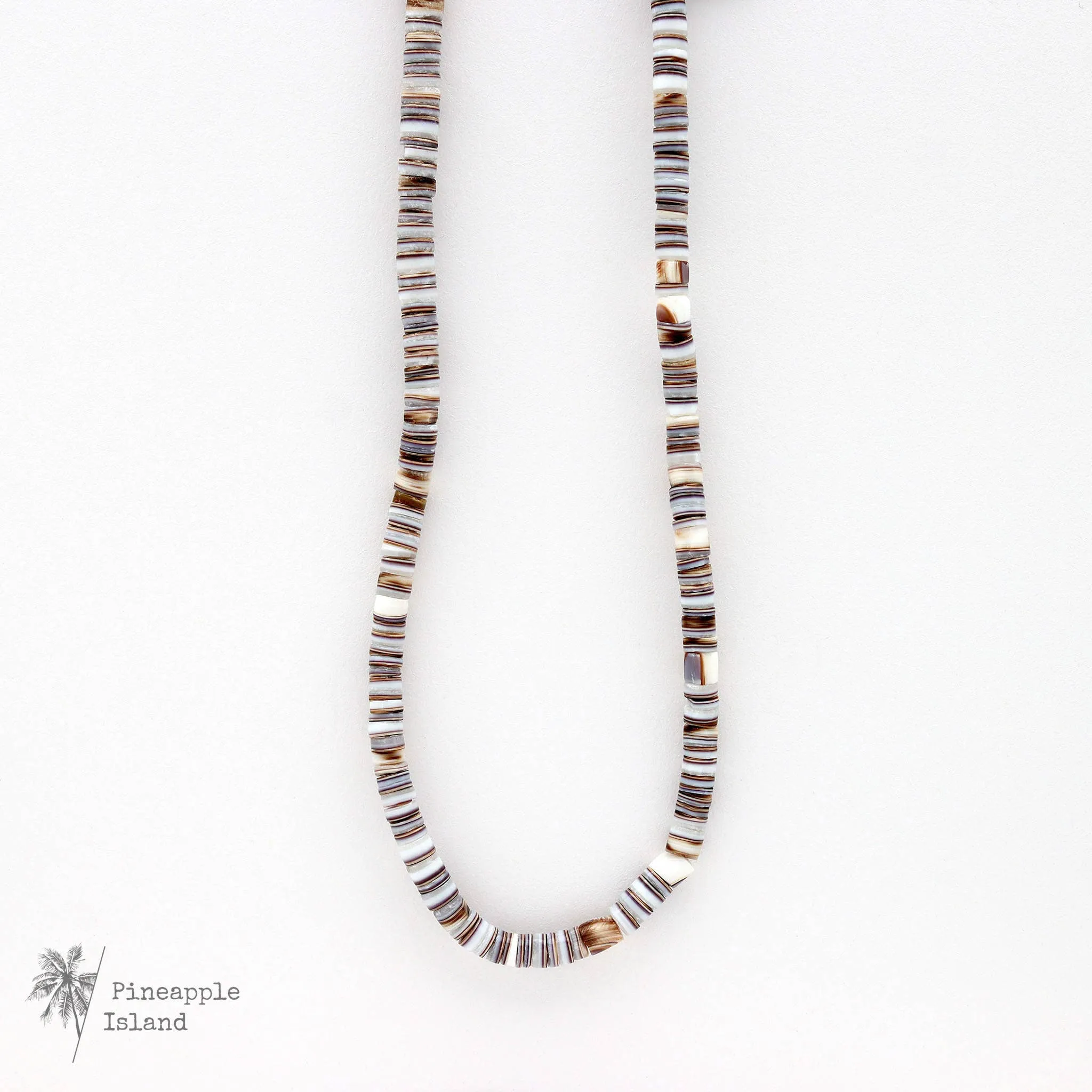 Pakui Natural Bead Necklace, by Pineapple Island