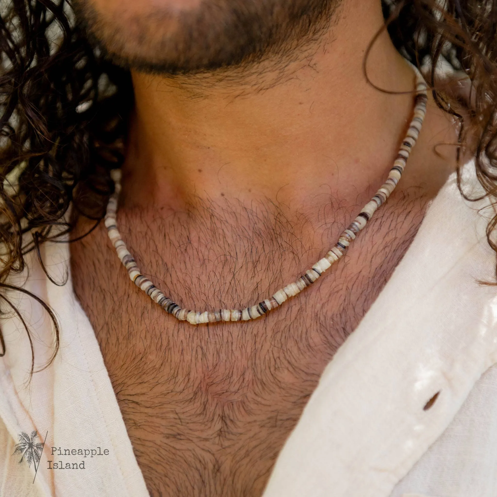 Pakui Natural Bead Necklace, by Pineapple Island