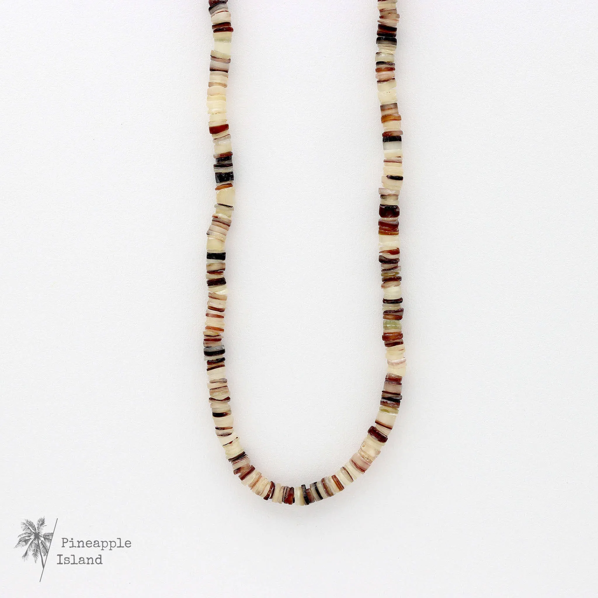 Pakui Natural Bead Necklace, by Pineapple Island