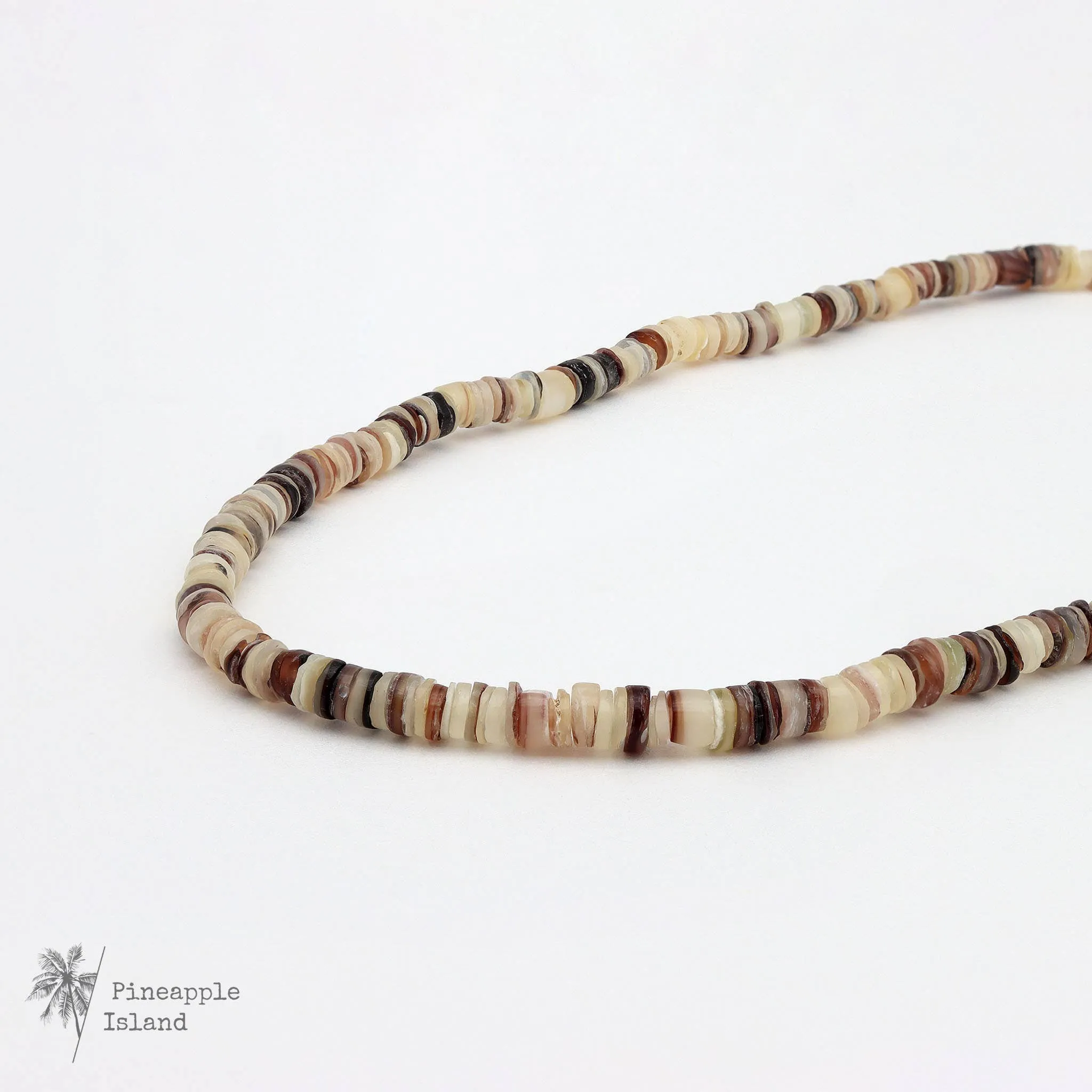 Pakui Natural Bead Necklace, by Pineapple Island