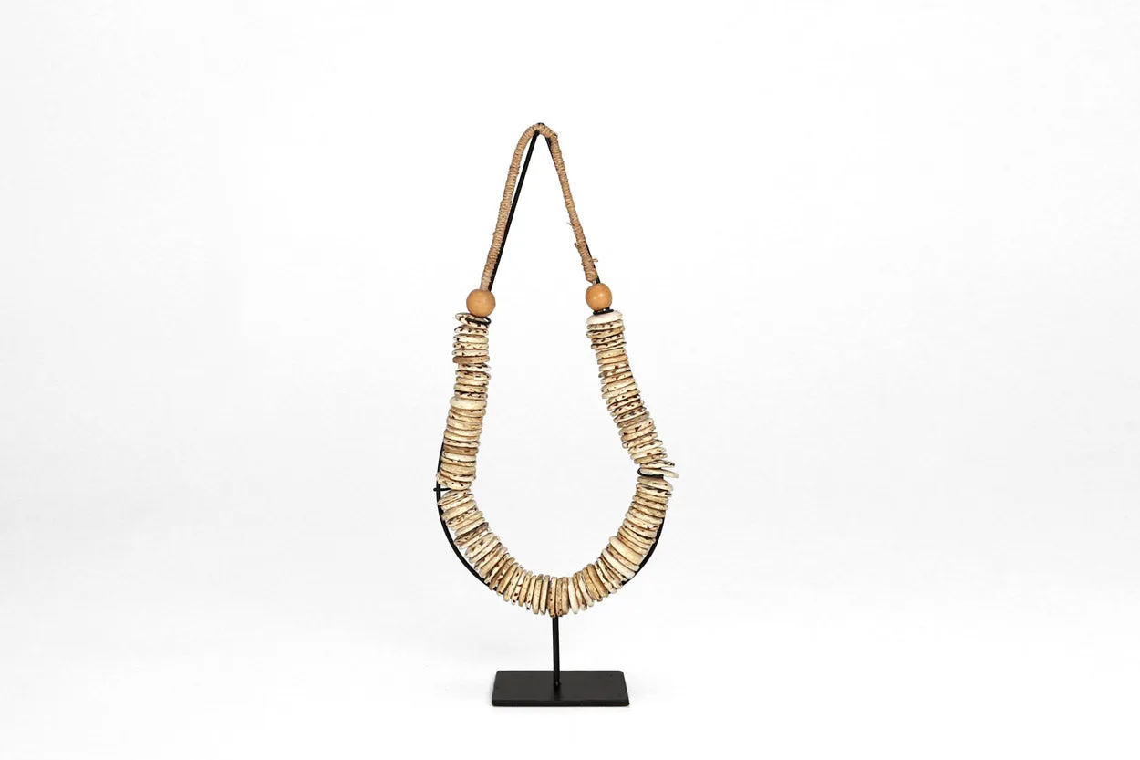 Papua Tribal Shell Necklace Sculpture II