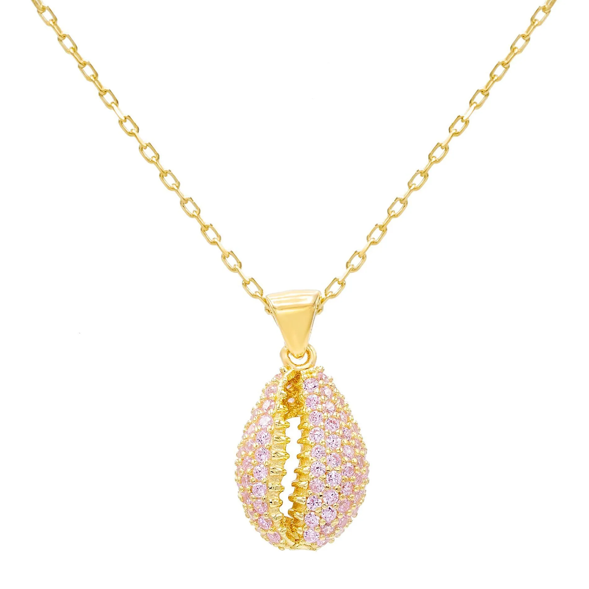 Pavé Shell Necklace