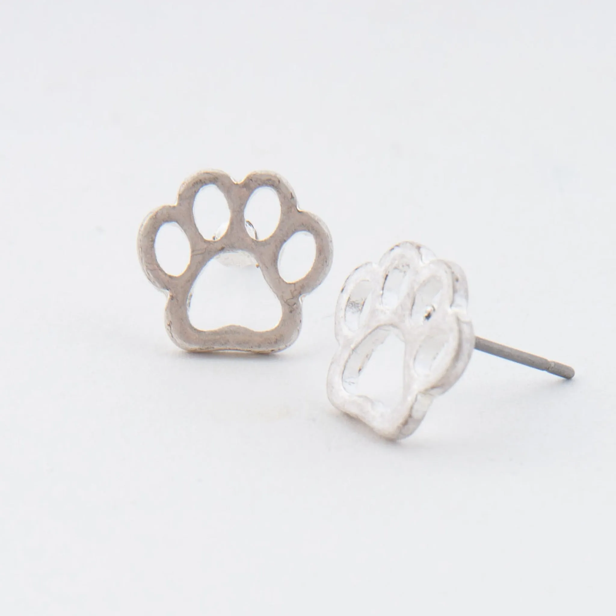 Paw Stud Bud Earrings