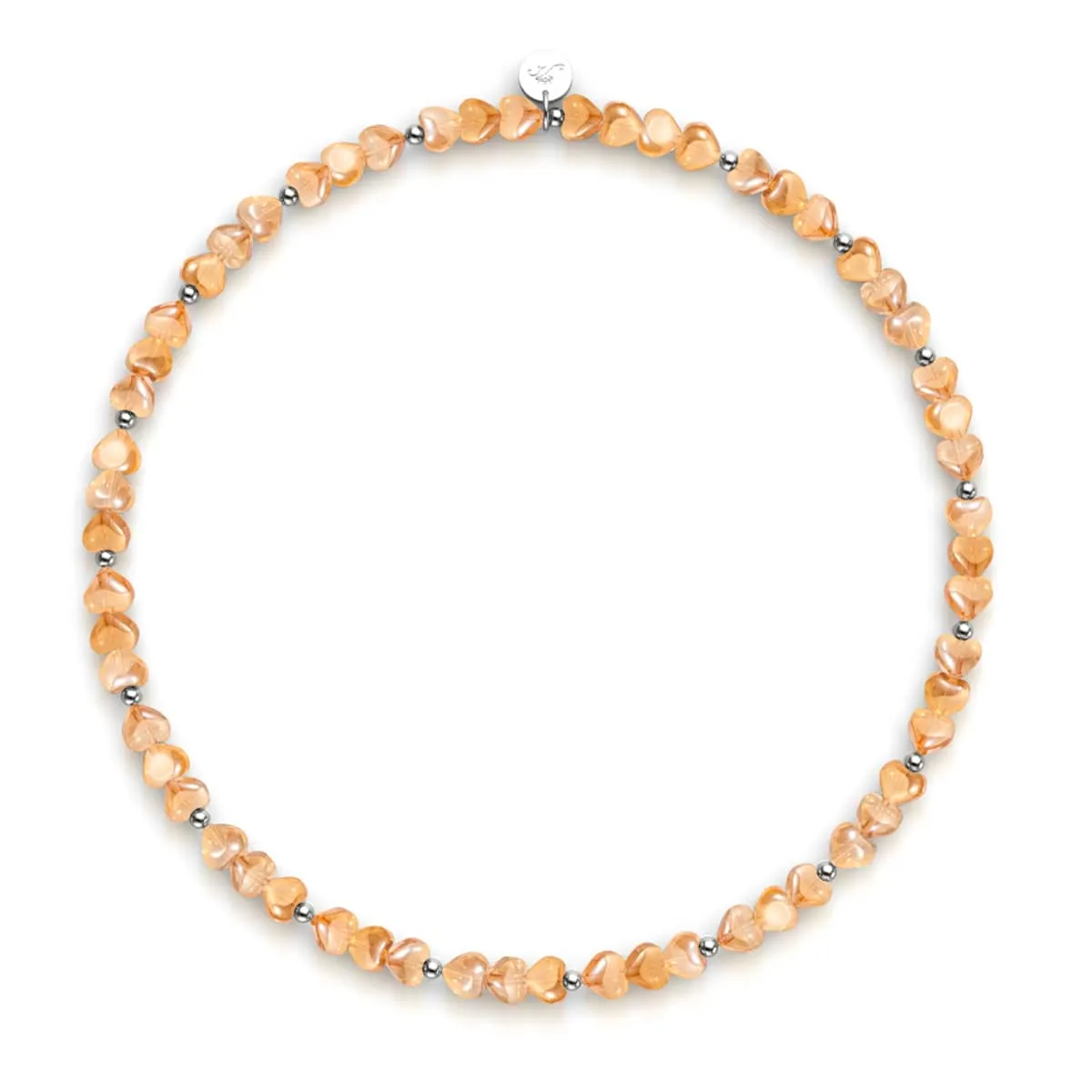 Peach Sweetheart | .925 Sterling Silver | Fairy Glass Wrap