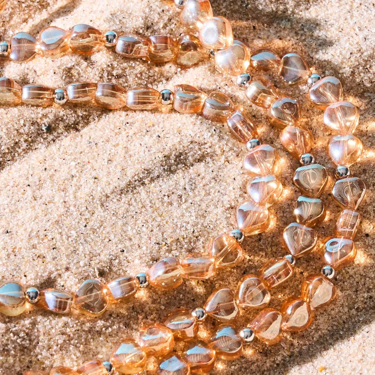 Peach Sweetheart | .925 Sterling Silver | Fairy Glass Wrap
