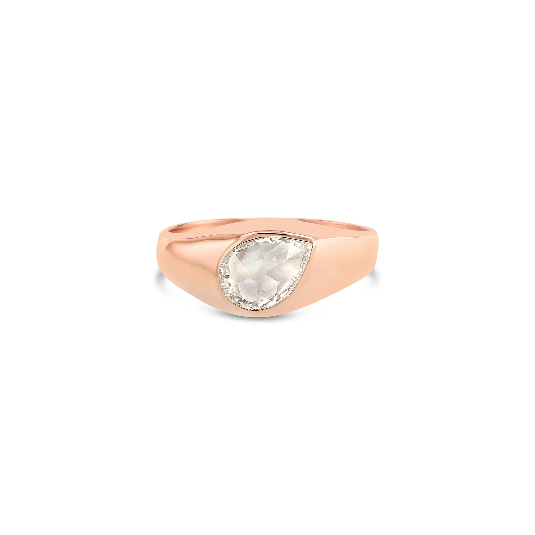 Pear Signet Ring