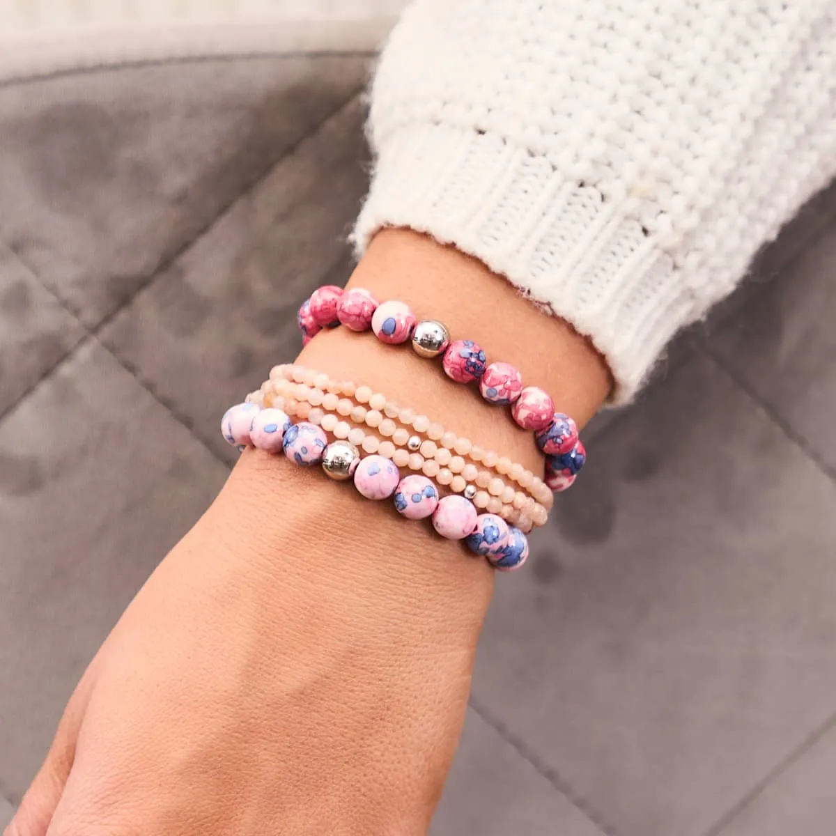 Picasso Porcelain Bracelet | Piglet Blue