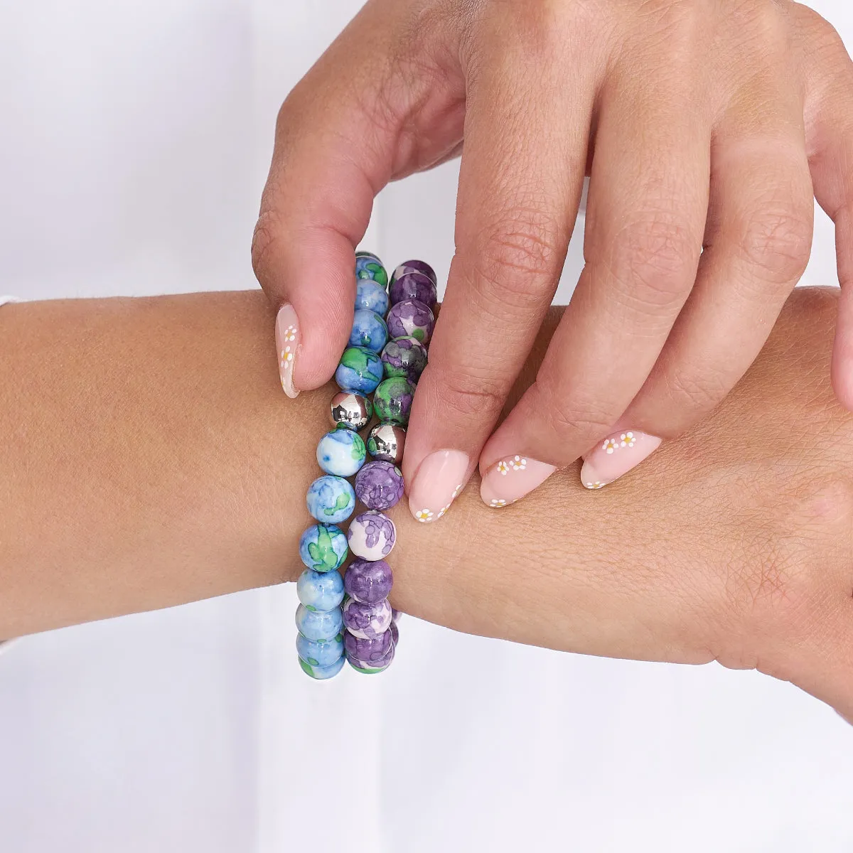 Picasso Porcelain Bracelet | Purple