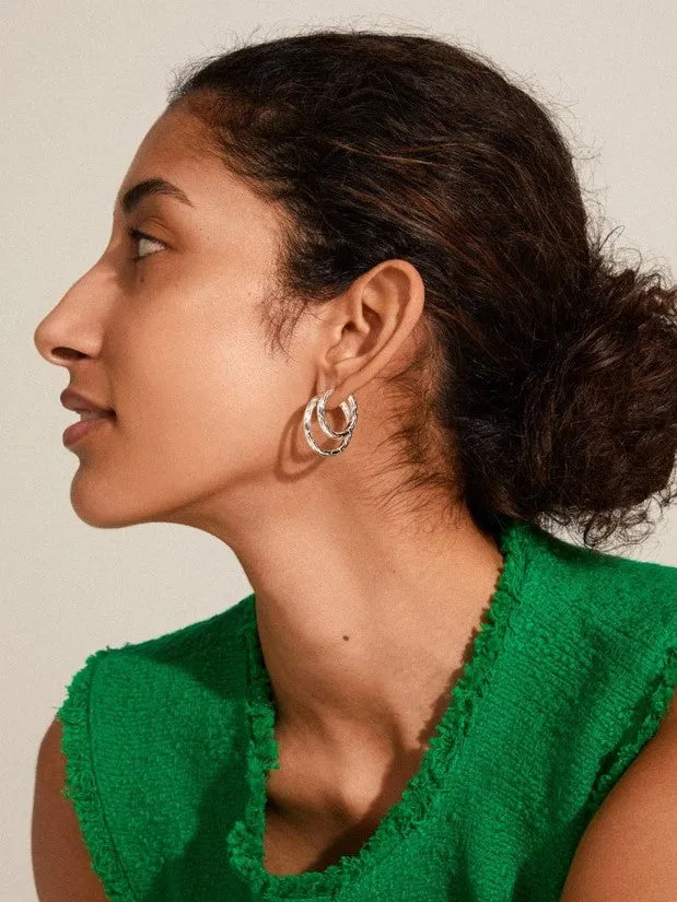 PILGRIM Love Hoop Earrings Set
