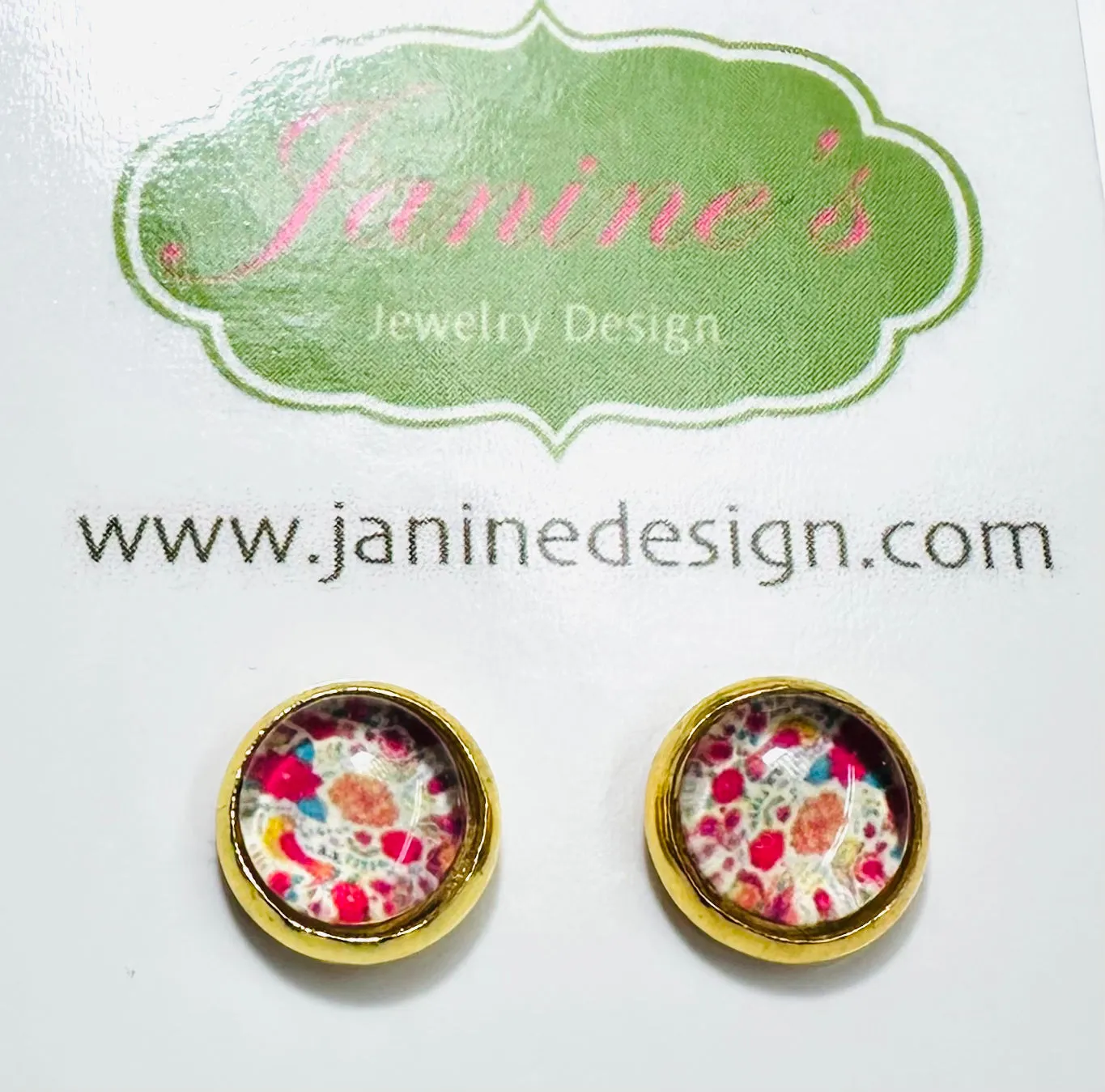 Pretty Pattern Studs/Affordable Earrings, Gift Earrings, Pattern Studs