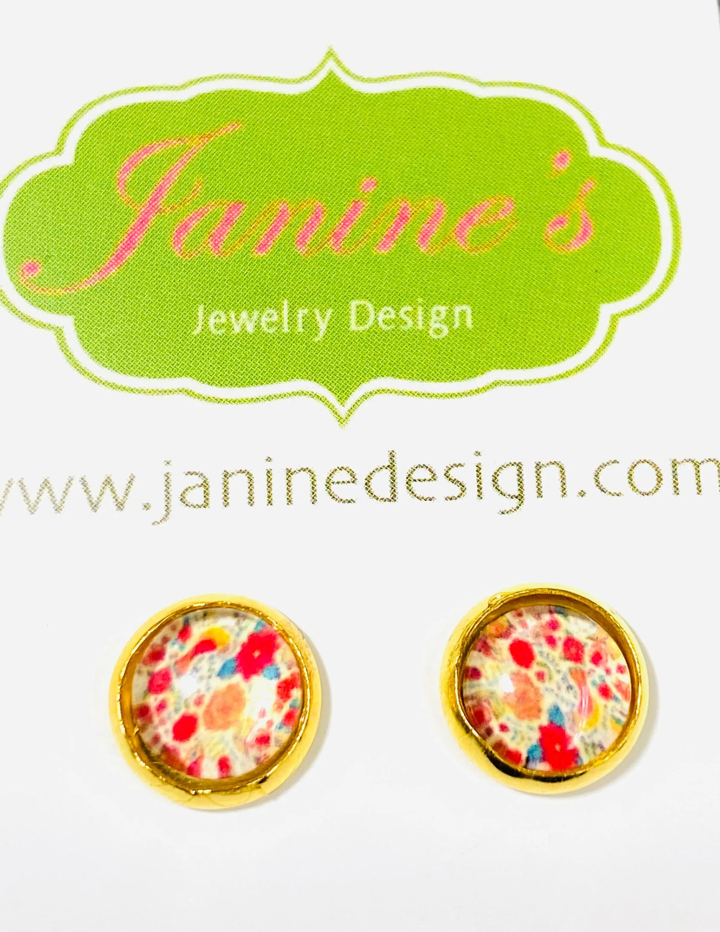 Pretty Pattern Studs/Affordable Earrings, Gift Earrings, Pattern Studs