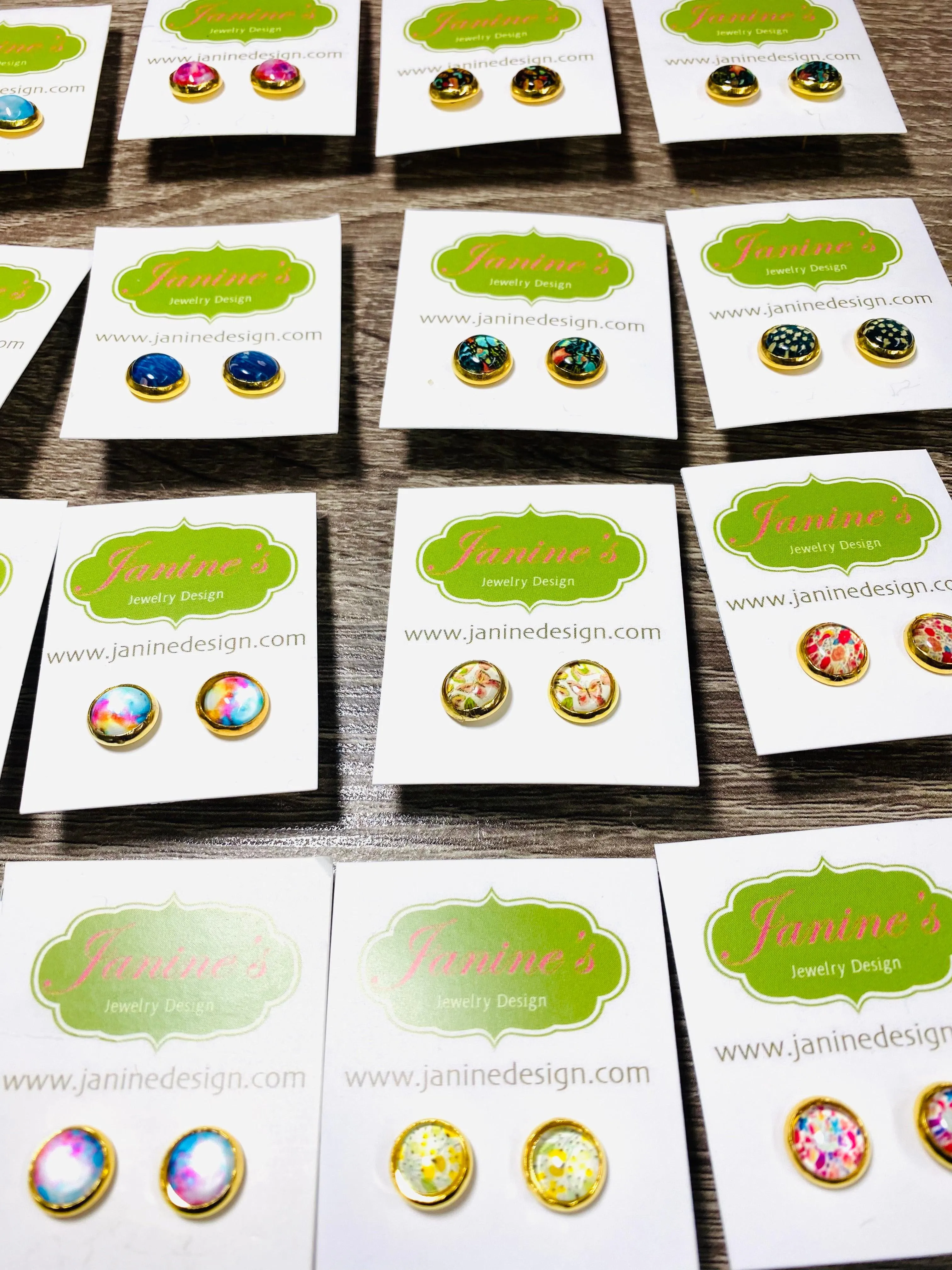 Pretty Pattern Studs/Affordable Earrings, Gift Earrings, Pattern Studs