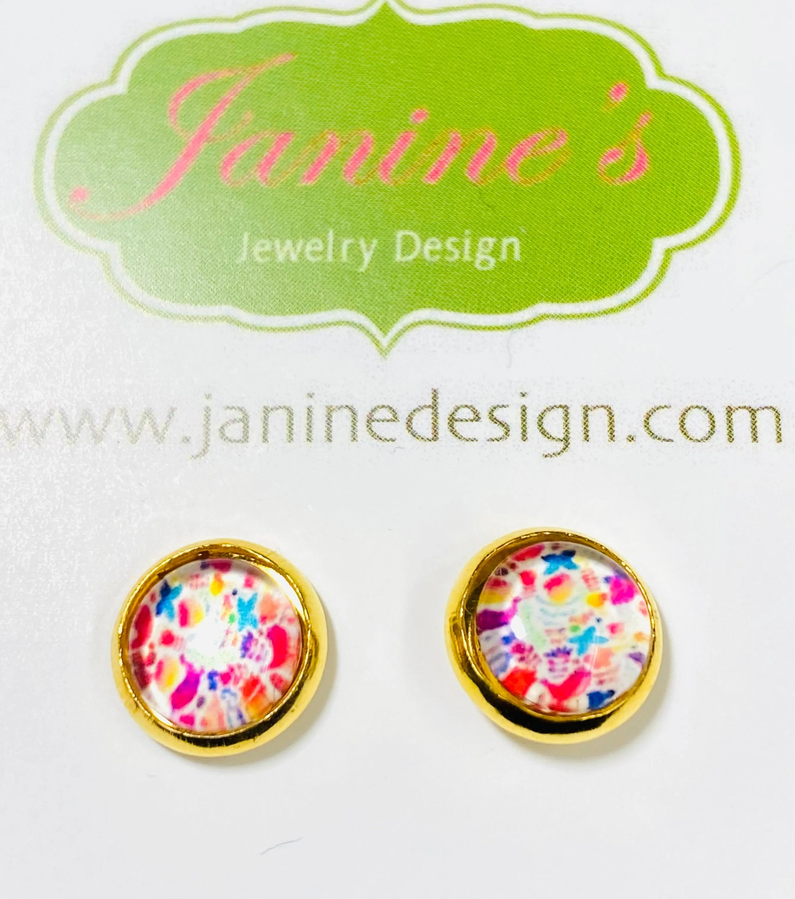 Pretty Pattern Studs/Affordable Earrings, Gift Earrings, Pattern Studs