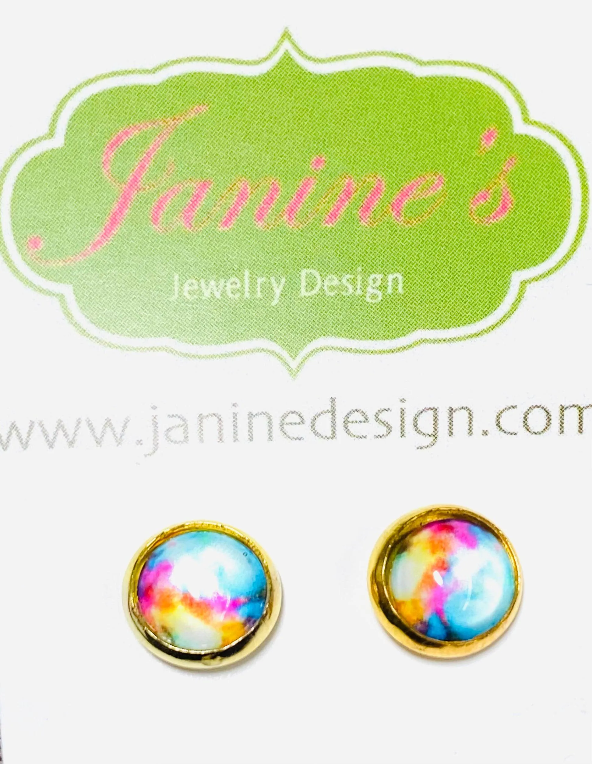 Pretty Pattern Studs/Affordable Earrings, Gift Earrings, Pattern Studs