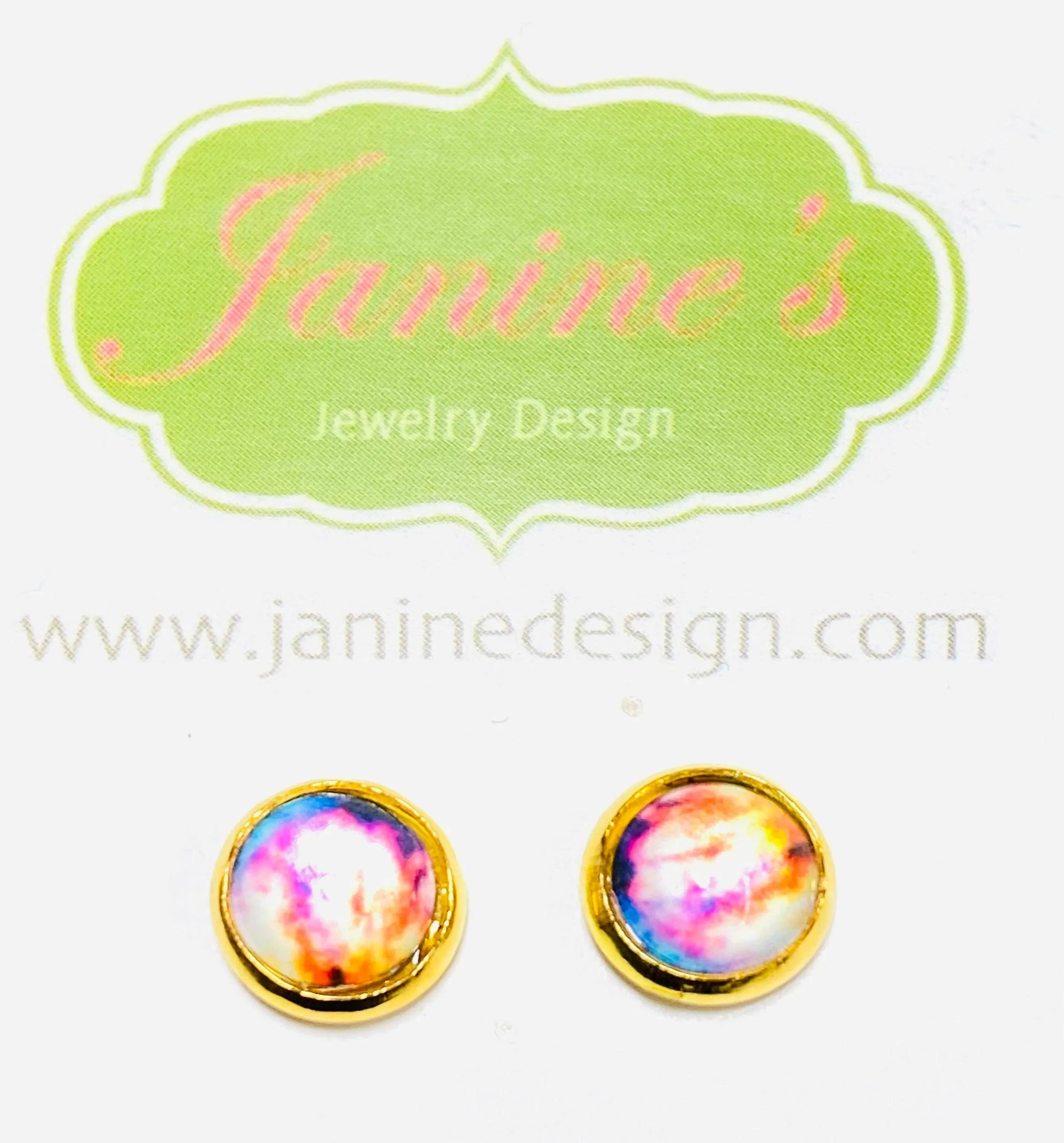 Pretty Pattern Studs/Affordable Earrings, Gift Earrings, Pattern Studs