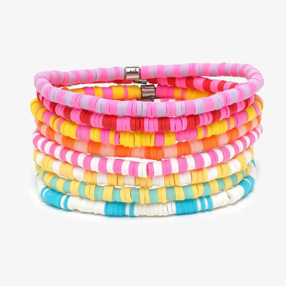 Pura Vida Vacation Vibes Stretch Bracelet Set