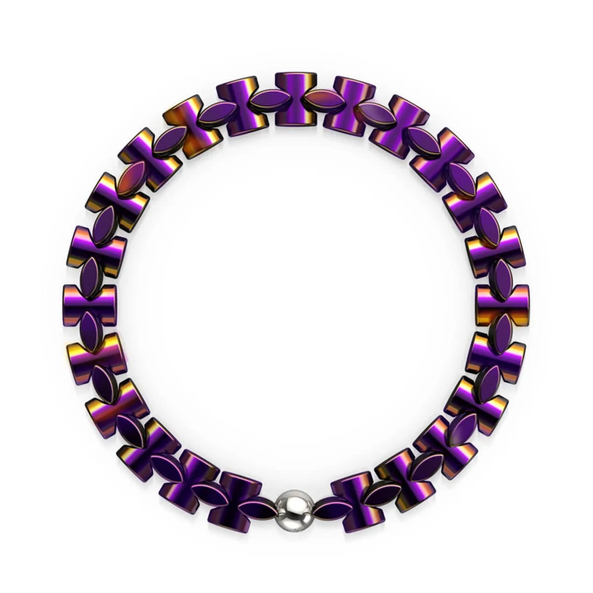 Purple Sunset | Monroe Links | Hourglass Bracelet