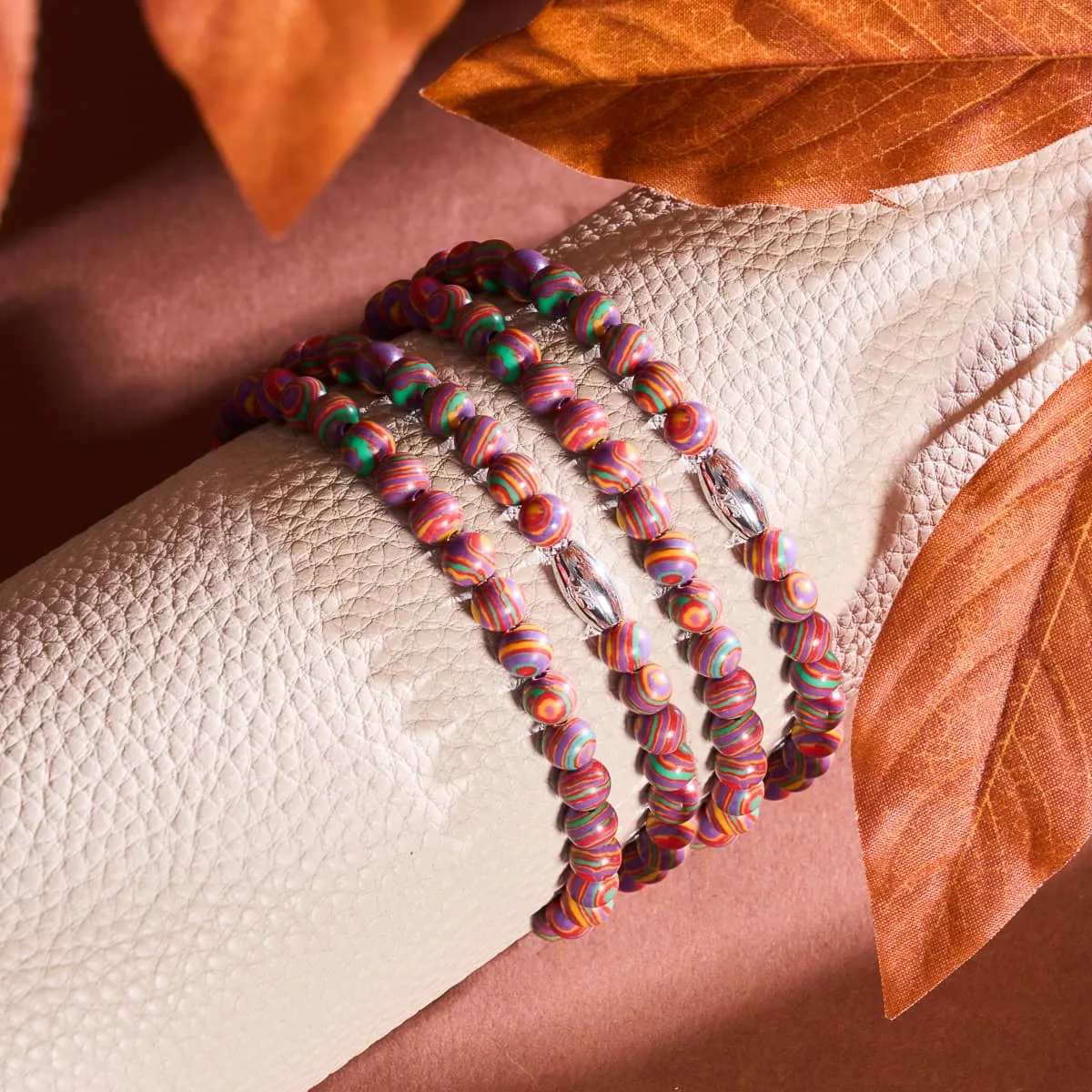 Rainbow | Silver | Gilded Turquoise Gemstone Wrap