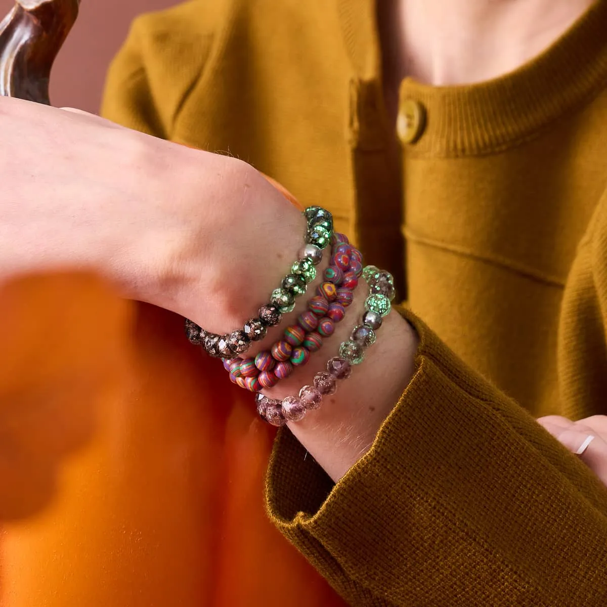 Rainbow | Silver | Gilded Turquoise Gemstone Wrap