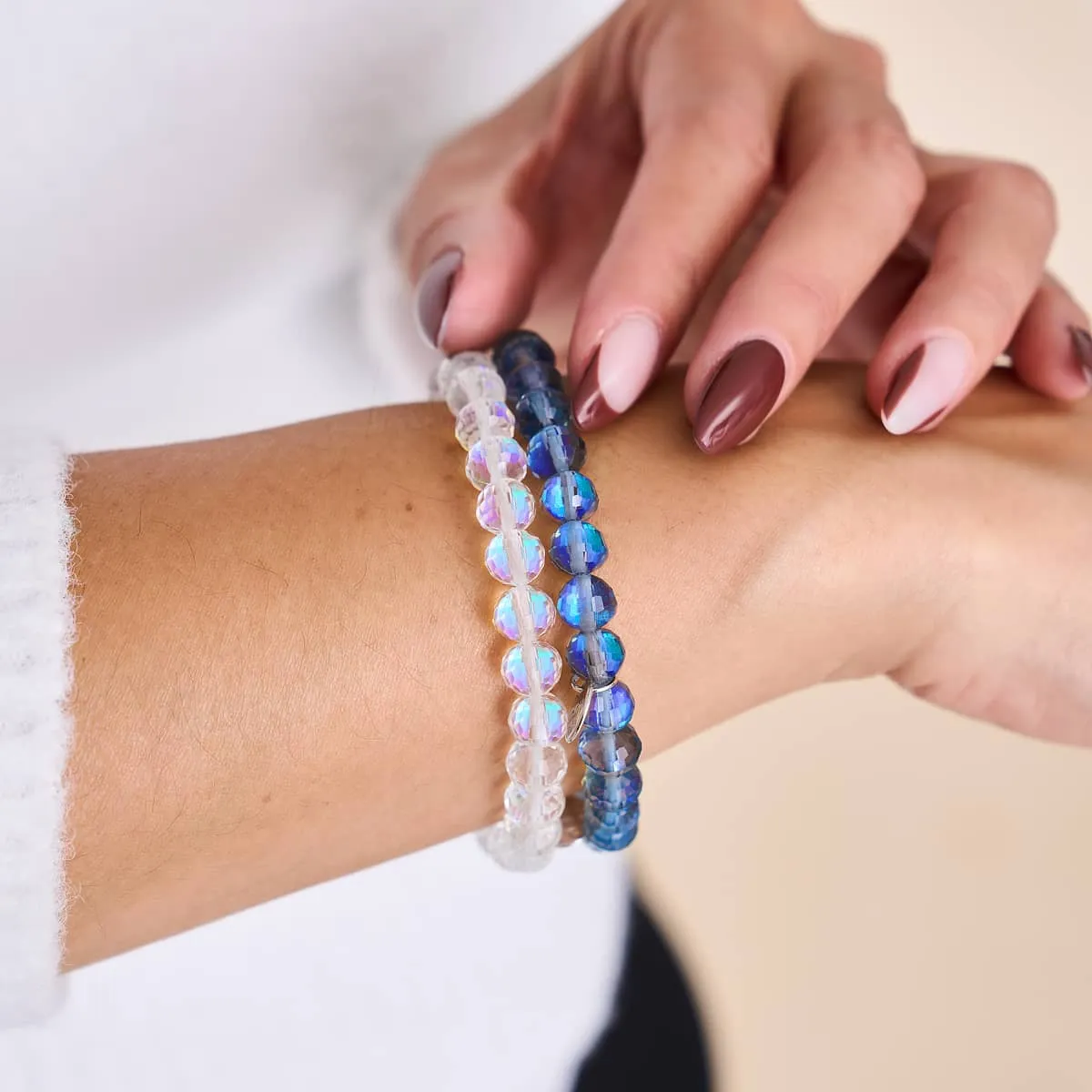 Rainbow White | .925 Sterling Silver | Prisma Bracelet