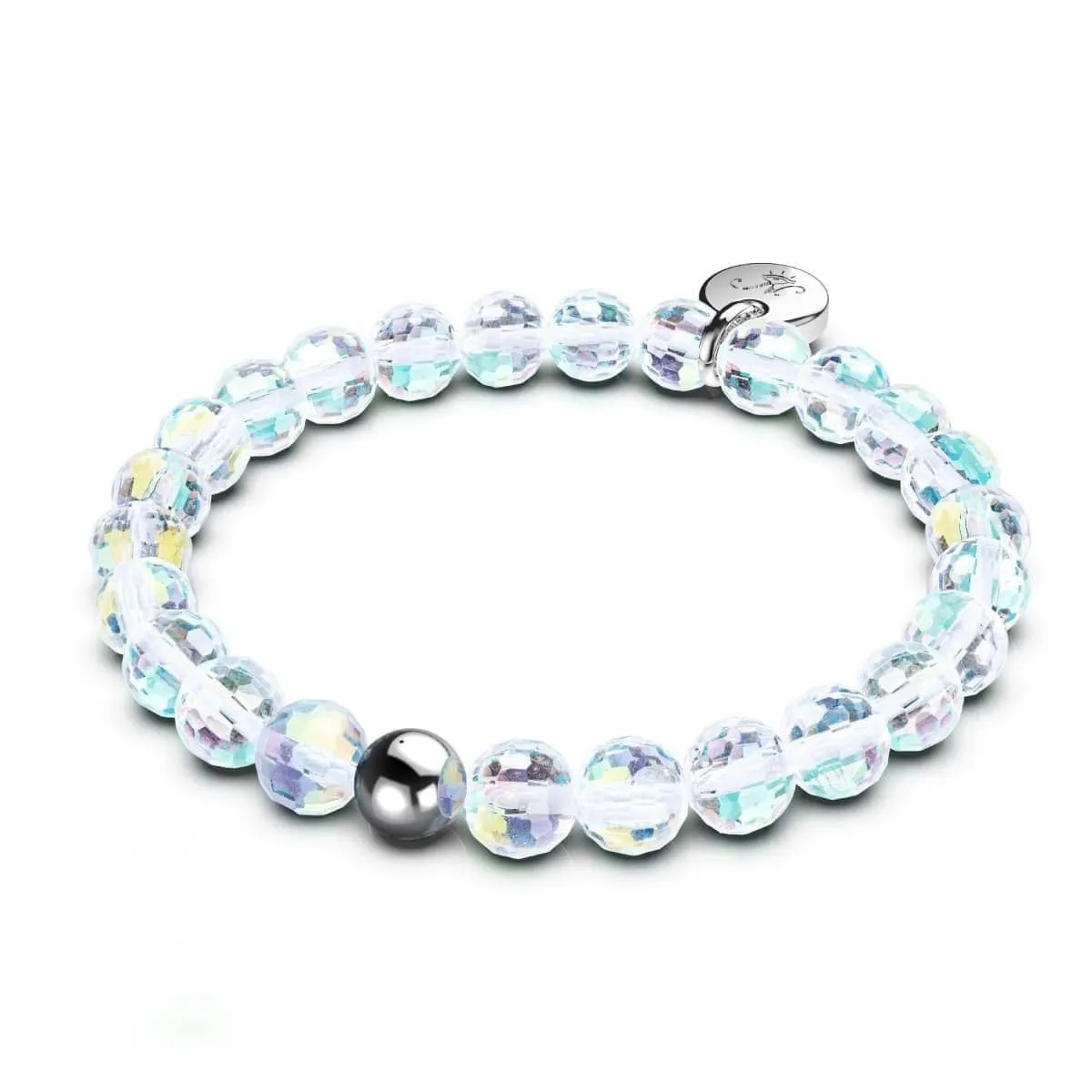 Rainbow White | .925 Sterling Silver | Prisma Bracelet