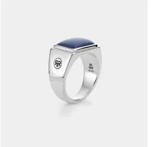 Rebel & Rose Ring Square Lapis Lowneck