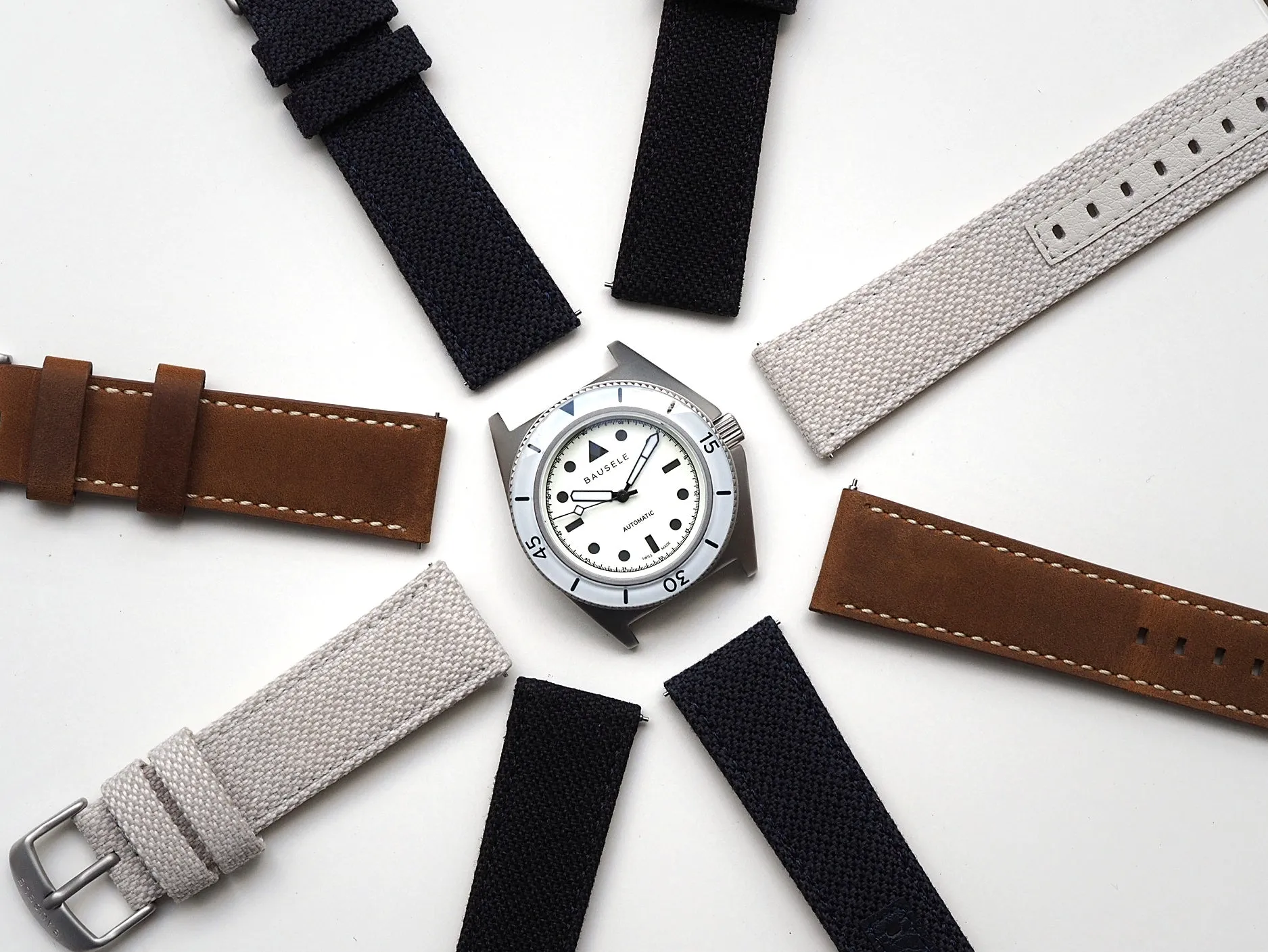 Recycled Plastic Strap 22mm Lug Width | Beige