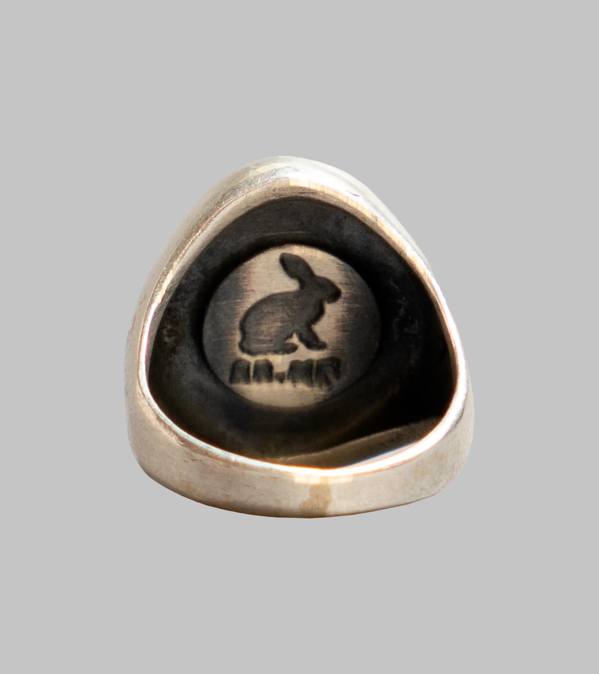 Red Rabbit Large Signet Stone Rings #6 /US7