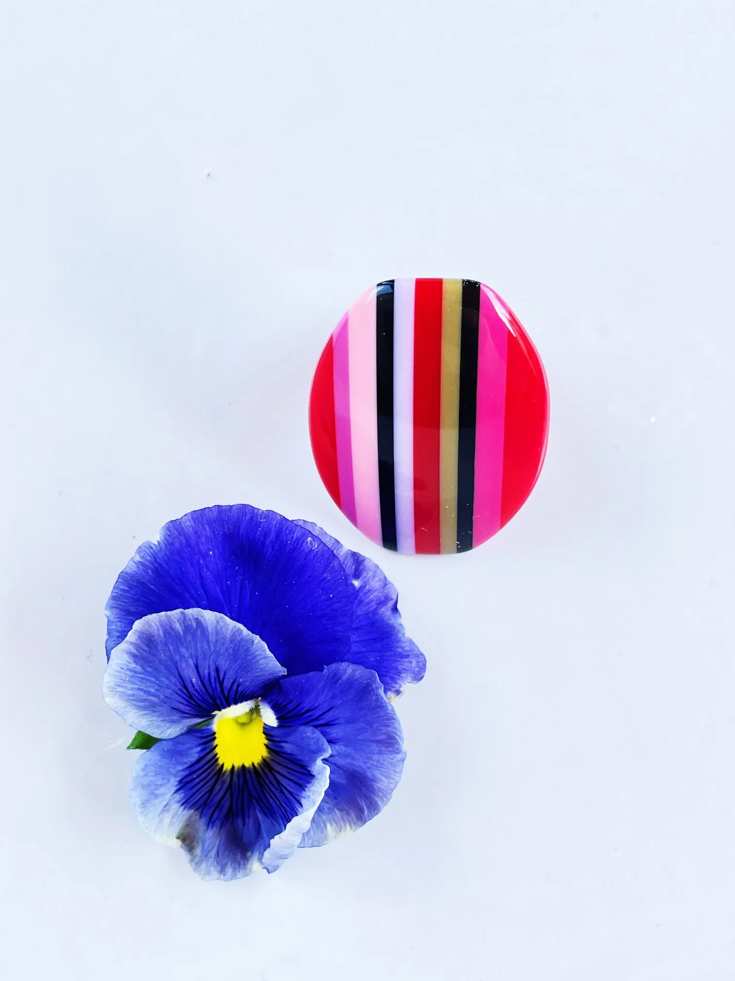 Red Striped Ring