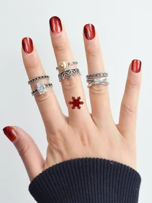 Retro Packaging Set Ring
