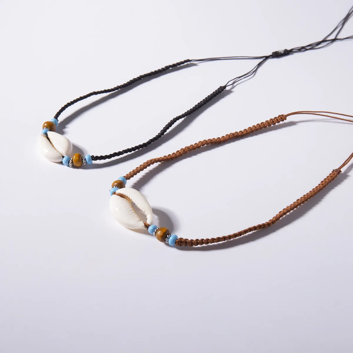 Rice bead necklaces and ornaments