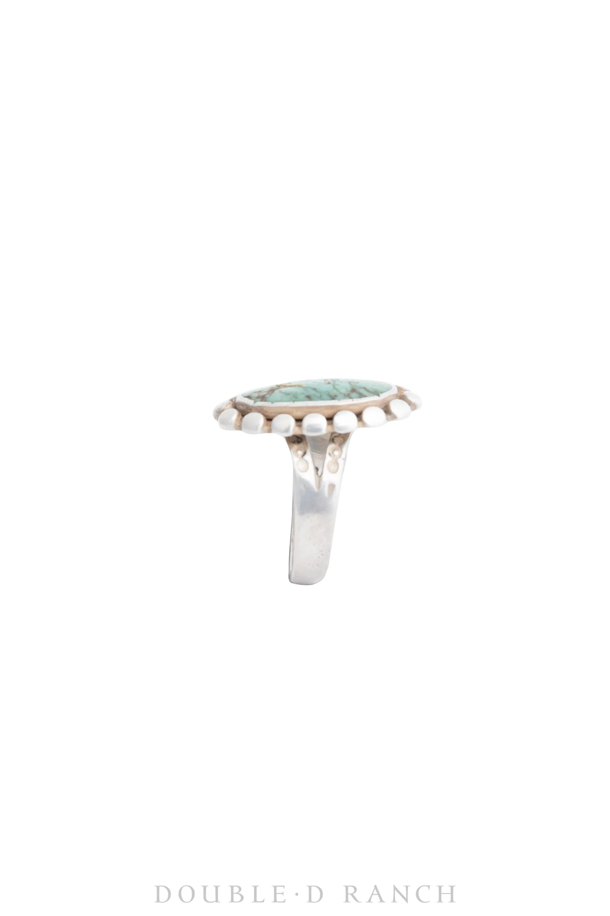 Ring, Natural Stone, Turquoise, Hallmark, Vintage, 1264