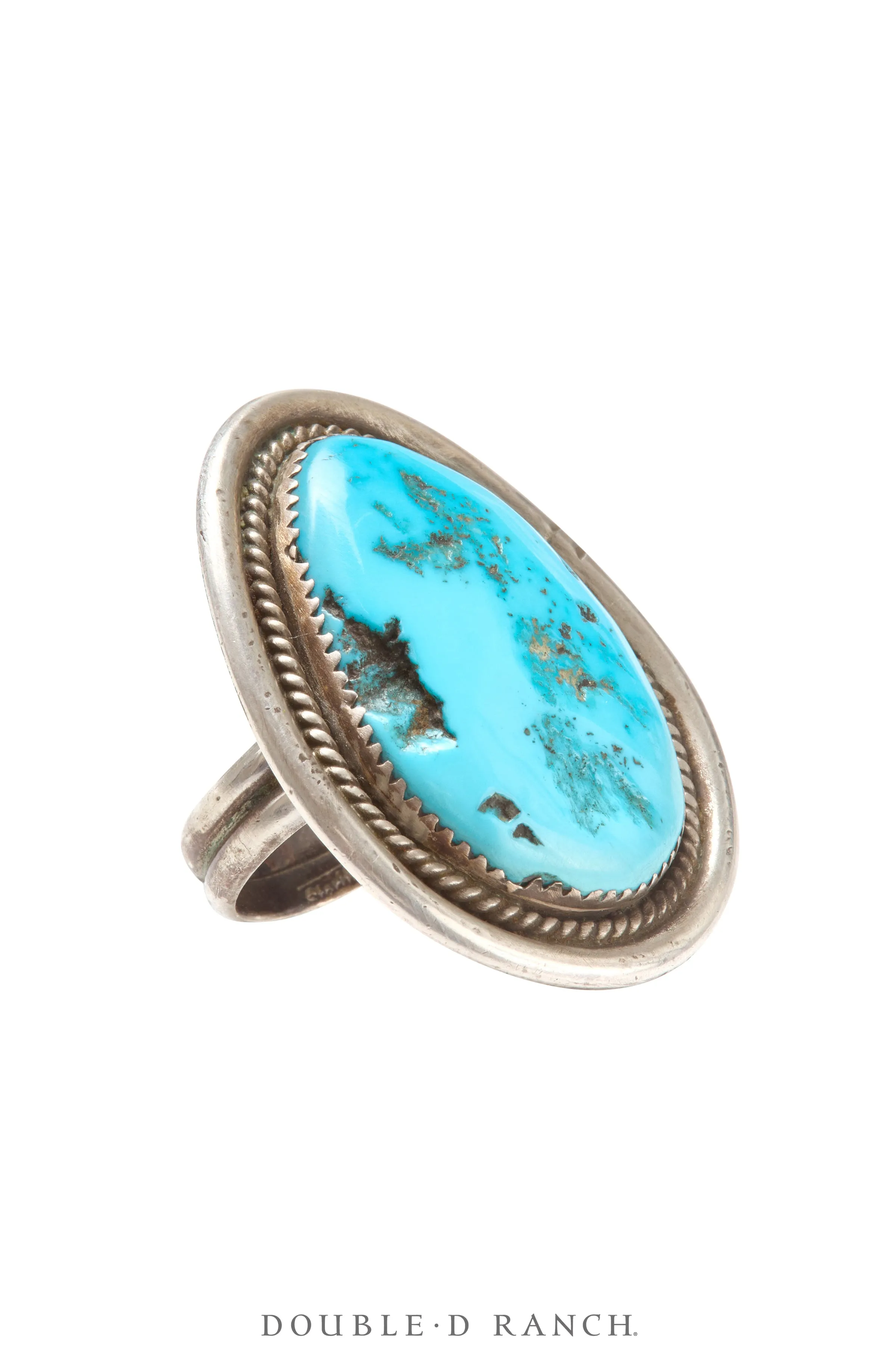 Ring, Natural Stone, Turquoise, Vintage, 1573