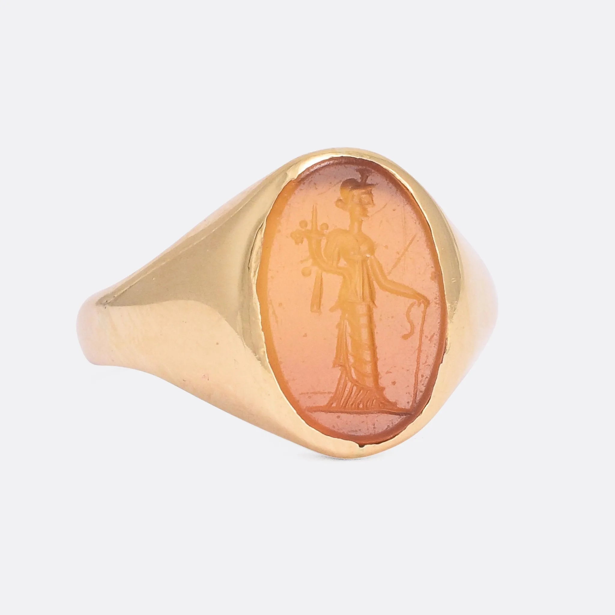 Roman Fortuna Intaglio Signet Ring