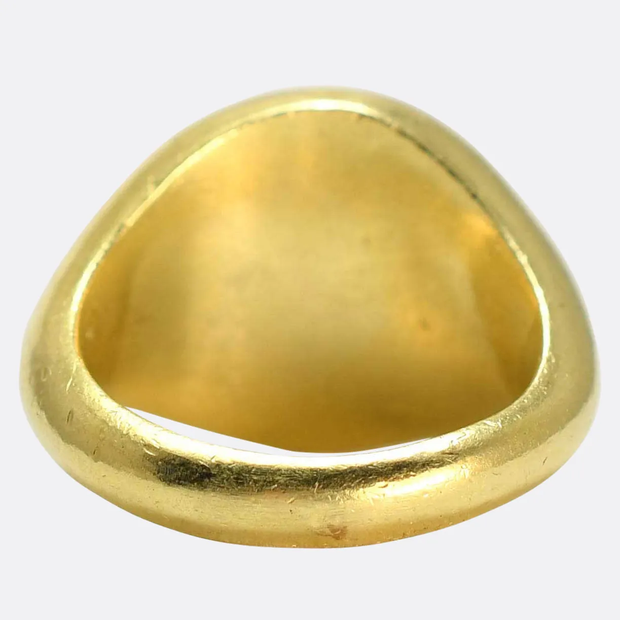 Roman "Asclepius & Hygeia" Carnelian Intaglio Signet Ring