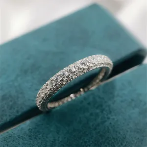 Round Cut Created Diamond Full Eternity Ring
