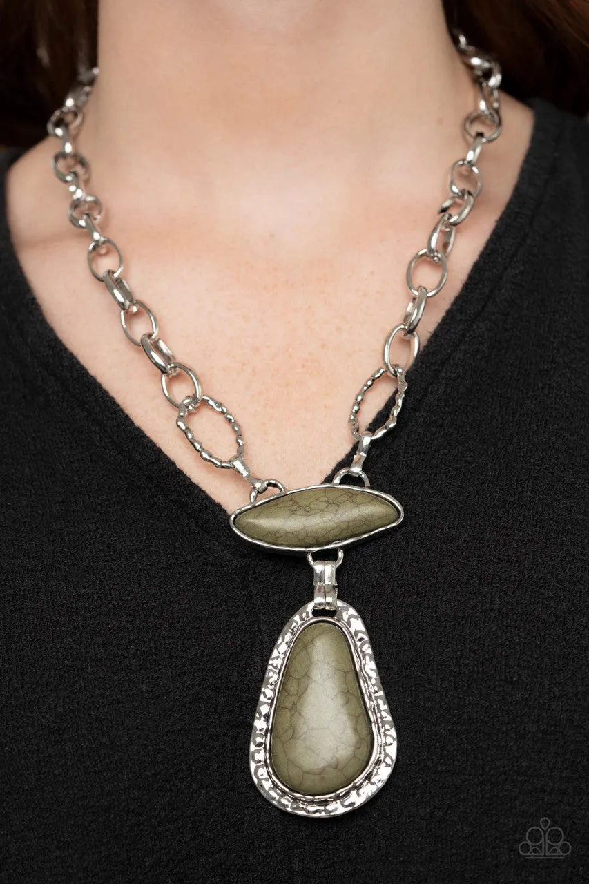 Rural Rapture Green Paparazzi Necklace