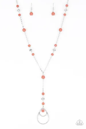 Sandstone Savannahs Orange Paparazzi Necklace
