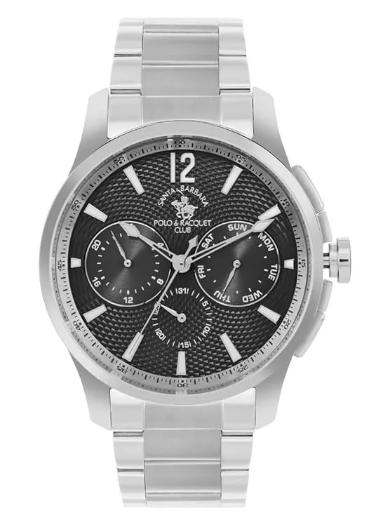 Santa barbara polo & racquet club Analog Black Dial Men's Watch-SB.1.10537-2