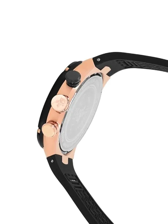 Santa barbara polo & racquet club Analog Black Dial Men's Watch-SB.3.10001-1