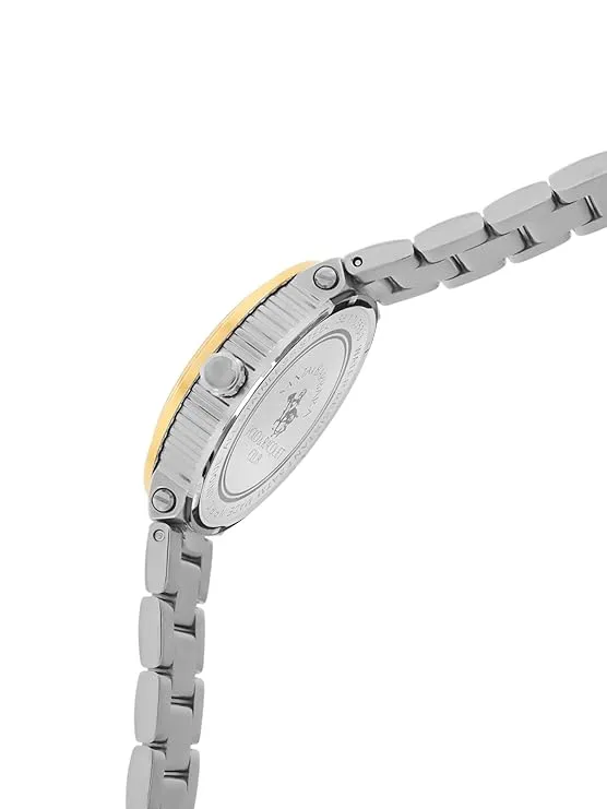 Santa barbara polo & racquet club Analog White Dial Women's Watch-SB.1.10553-3