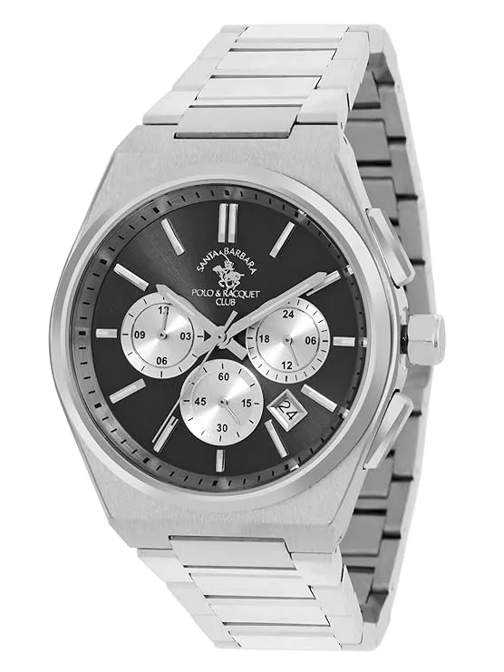 SANTA BARBARA POLO & RACQUET CLUB Black Dial Chronograph Watch for - Men SB.1.10533-2