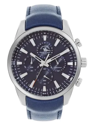 SANTA BARBARA POLO & RACQUET CLUB Blue Dial Chronograph Watch for - Men SB.1.10519-3
