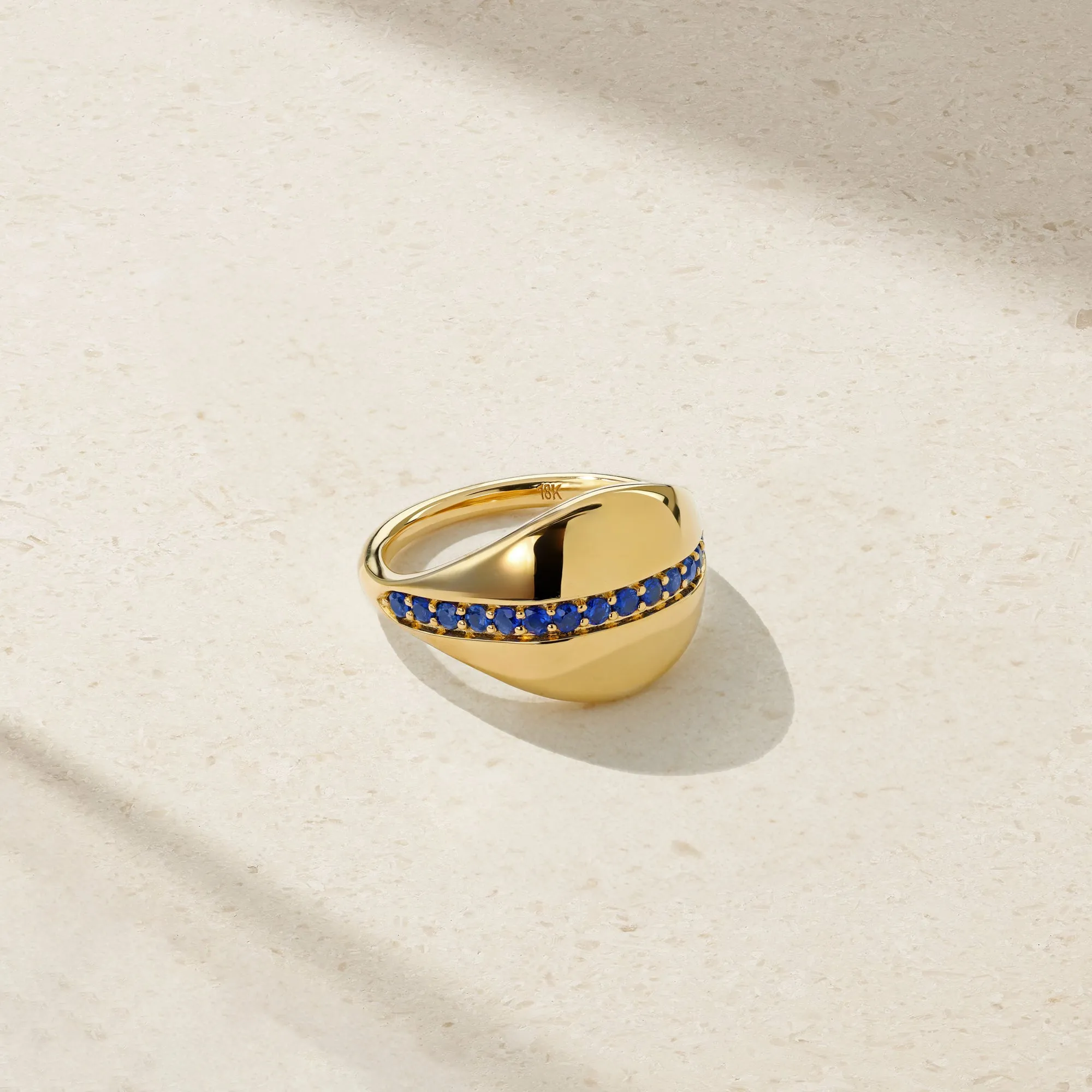 Saturn Sapphire Ring