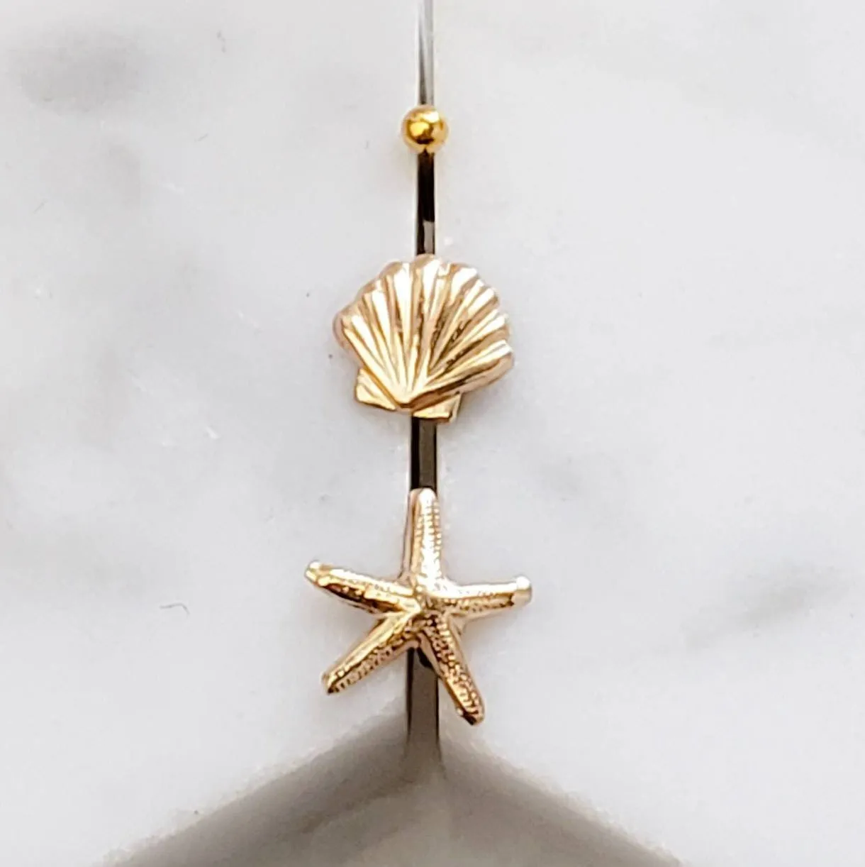 Seashell Stud Set