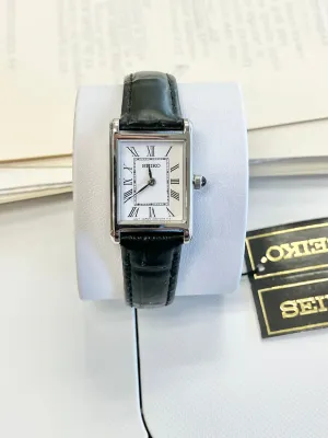 Seiko Women's Watch Stainless Steel Leather Strap