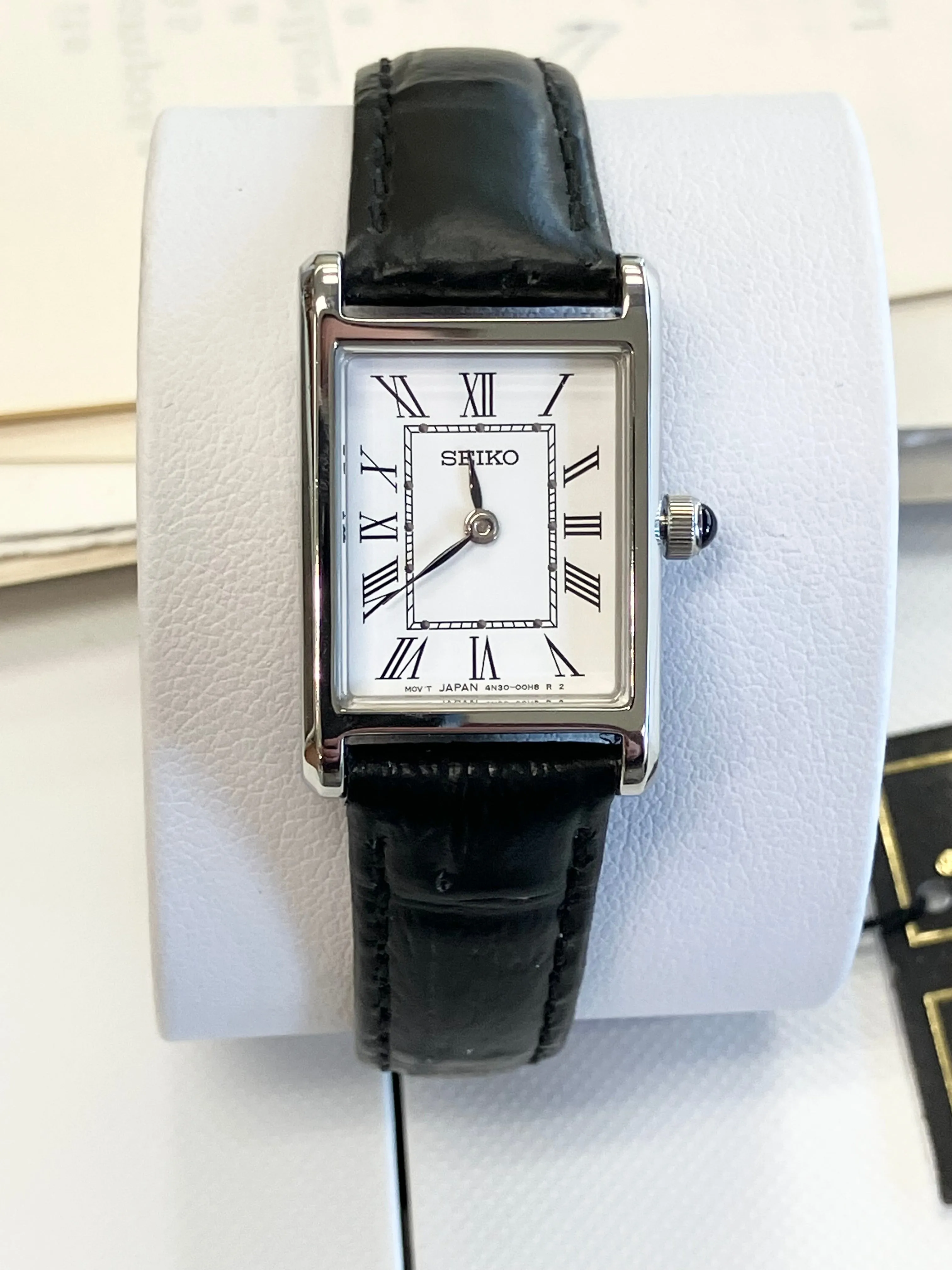 Seiko Women's Watch Stainless Steel Leather Strap